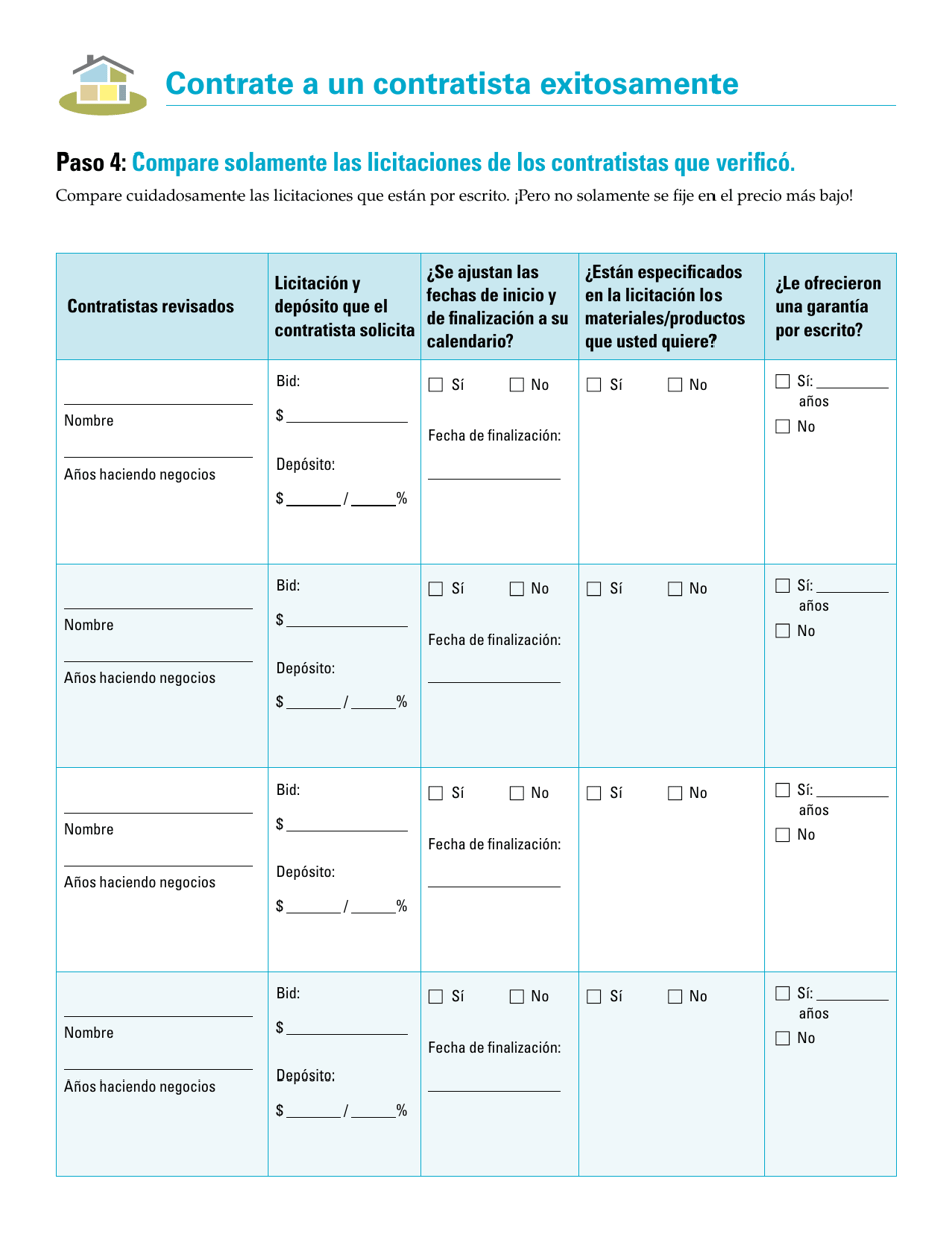 Formulario F-625-111-999 Hire Smart Worksheet - Washington (Spanish), Page 3
