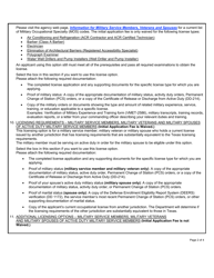 TDLR Form MIL001 Military Service Member, Military Veteran, or Military Spouse Supplemental Application - Texas, Page 2