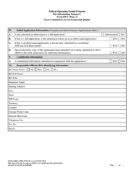 Form TCEQ-10002 (OP-1) Site Information Summary - Federal Operating Permit Program - Texas, Page 11