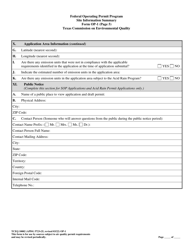 Form TCEQ-10002 (OP-1) Site Information Summary - Federal Operating Permit Program - Texas, Page 14