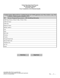 Form TCEQ-10002 (OP-1) Site Information Summary - Federal Operating Permit Program - Texas, Page 16