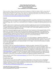 Document preview: Form TCEQ-100559 (OP-2) Application for Permit Revision/Renewal - Federal Operating Permit Program - Texas