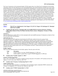 Form TCEQ-10227 (OP-UA44) Municipal Solid Waste Landfill/Waste Disposal Site Attributes - Federal Operating Permit Program - Texas, Page 2