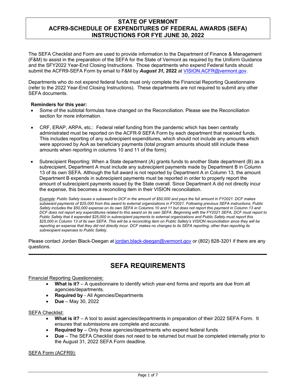 Download Instructions for Form ACFR 9 Sefa Form PDF 2022 Templateroller Download Instructions for Form ACFR 9 Sefa Form PDF 2022 Templateroller
