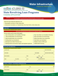 &quot;Funding Application - State Revolving Loan Programs&quot; - Vermont