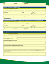 Funding Application - State Revolving Loan Programs - Vermont, Page 2