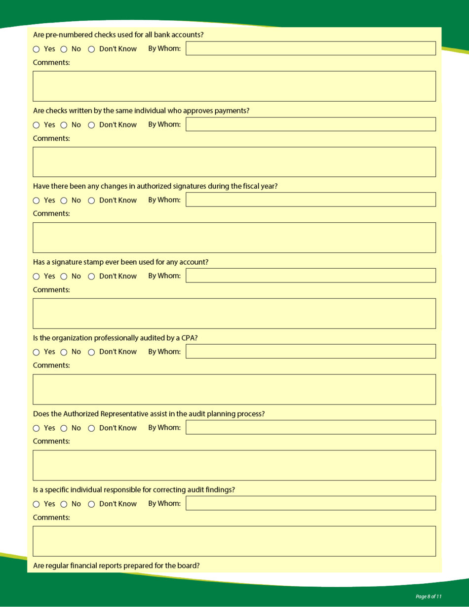 Funding Application - State Revolving Loan Programs - Vermont, Page 8