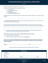 Otolaryngological/Otological Application - North Carolina, Page 2