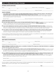 Form A10601 State Health Benefits Program Enrollment Form for Retirees, Survivors and Ltd Participants - Virginia, Page 4