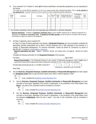 Form A501-27LIC License Application - Virginia, Page 4