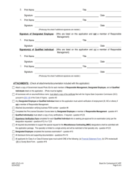 Form A501-27LIC License Application - Virginia, Page 6