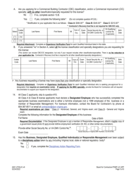 Form A501-2703LIC Temporary License Application - Virginia, Page 5
