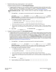 Form A501-27CH_QIDE Change in Qualified Individual and/or Designated Employee Application - Virginia, Page 2
