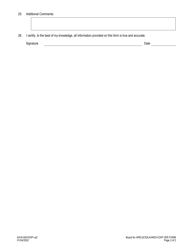 Form A416-0401EXP Architect - Experience Verification Form - Virginia, Page 3