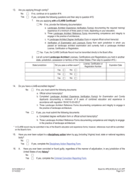 Form A416-0406LIC Landscape Architect License Application - Virginia, Page 5