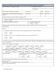 Form 032-08-0095-02-ENG Renewal Application for a License to Operate a Child Day Center (CDC) - Virginia, Page 2