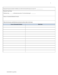 Form 032-08-0093-01-ENG Initial Application for a License to Operate a Family Day Home (Fdh) - Virginia, Page 3