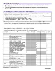 Formulario DCYF05-006 Seleccion Previa Y Solicitud De Eceap (Formulario Combinado) - Washington (Spanish), Page 6