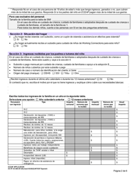 DCYF Form 05-006B Solicitud De Eceap - Washington, Page 2