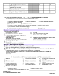 DCYF Form 05-006B Solicitud De Eceap - Washington, Page 3