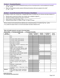 DCYF Form DOC05-006B Eceap Application - Washington, Page 2