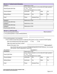 DCYF Form 05-006 Eceap Prescreen &amp; Application (Combined Form) - Washington, Page 4