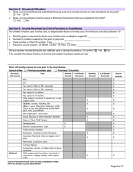 DCYF Form 05-006 Eceap Prescreen &amp; Application (Combined Form) - Washington, Page 6