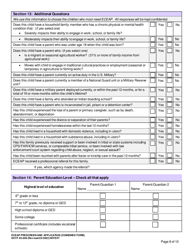 DCYF Form 05-006 Eceap Prescreen &amp; Application (Combined Form) - Washington, Page 8