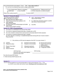 DCYF Form 05-008 Early Eceap Prescreen &amp; Application (Combined Form) - Washington, Page 7