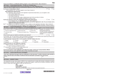 Form DL410 FO California Driver License Renewal by Mail Eligibility Information - California, Page 3