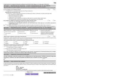 Formulario DL410 FO SP Informacion Sobre Elegibilidad Para Renovar Por Correo La Licencia De Manejar De California - California (Spanish), Page 3