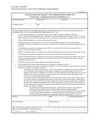 Document preview: Form PTO/SB/434 Certification and Request for Consideration Under the After Final Consideration Pilot Program 2.0