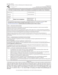 Document preview: Form PTO/SB/437 Petition to Make Special Under the Expanded Collaborative Search Pilot Program