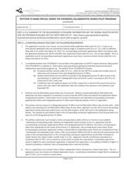 Form PTO/SB/437 Petition to Make Special Under the Expanded Collaborative Search Pilot Program, Page 2