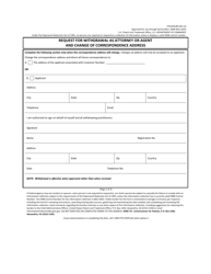 Form PTO/AIA/83 Request for Withdrawal as Attorney or Agent and Change of Correspondence Address, Page 2