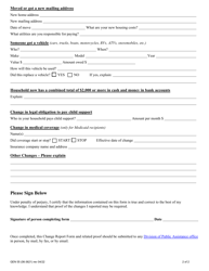 Form GEN55 (06-3621) Change Report Form - Alaska, Page 2