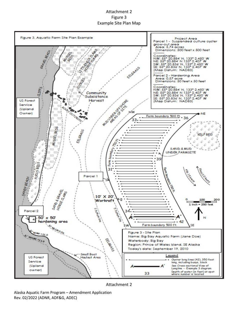 Form 102-4005B Joint Agency Application - Amendment Request - Alaska Aquatic Farm Program - Alaska, Page 13