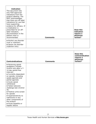 Medication Audit Checklist - Naltrexone - Texas, Page 2