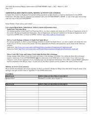 Idaho Recreational Mining Authorization (Letter Permit) - Idaho, Page 2