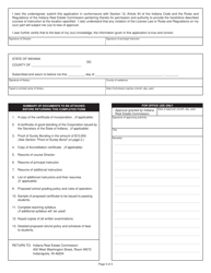 State Form 36071 Application for Approval of Real Estate Broker Course - Indiana, Page 4