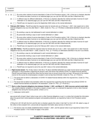 Form UD-101 Plaintiff&#039;s Mandatory Cover Sheet and Supplemental Allegations - Unlawful Detainer - California, Page 4