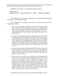 Kentucky Health SPA Escrow Agreement - Kentucky, Page 2