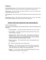 Form CPN-2 Pre-need Burial Contract Annual Report Cover Sheet - Kentucky, Page 4