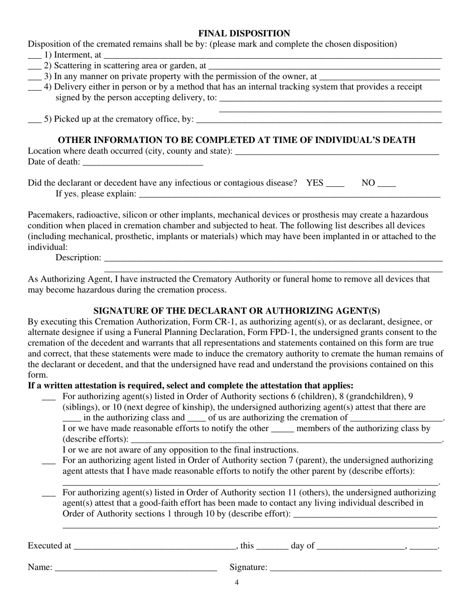 Form CR-1 - Fill Out, Sign Online and Download Printable PDF, Kentucky ...