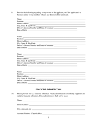 Form CR-5 Crematory Authority License Application - Kentucky, Page 3