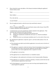 Form CR-5 Crematory Authority License Application - Kentucky, Page 4