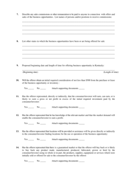 Form A-1 Determination of Registration for Sale of Business Opportunity - Kentucky, Page 3