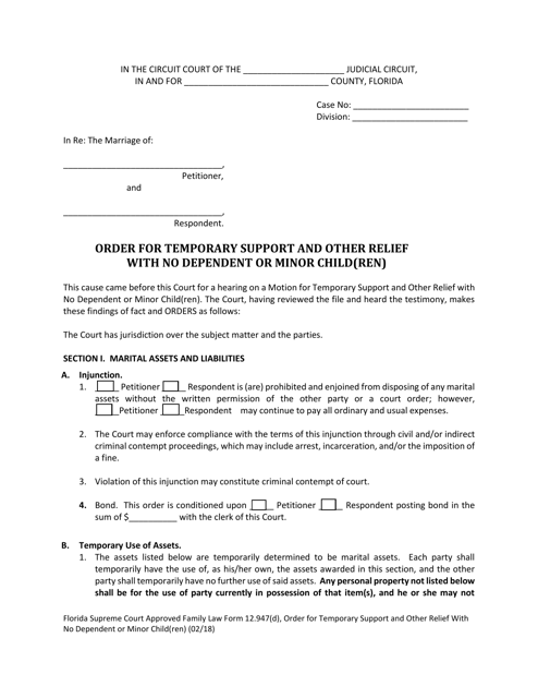 Form 12.947(D)  Printable Pdf