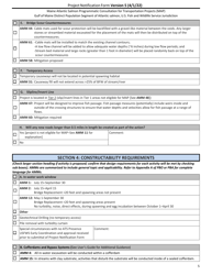 Project Notification Form - Maine, Page 5