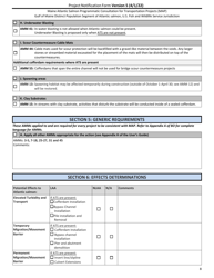 Project Notification Form - Maine, Page 8